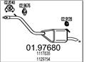 MTS 01.97680 - Koncový tlmič výfuku