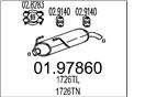 MTS 01.97860 - Koncový tlmič výfuku