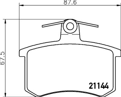 HELLA 8DB 355 017-951 Číslo výrobce: 21144. EAN: 4082300362268.