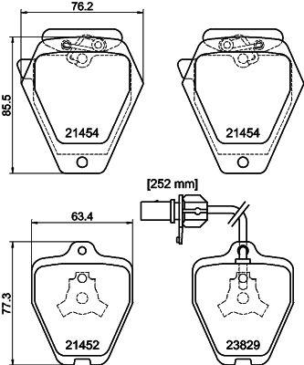 HELLA 8DB 355 010-191 Číslo výrobce: 21452. EAN: 4082300354508.