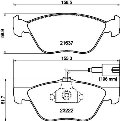 HELLA 8DB 355 008-611 Číslo výrobce: 21637. EAN: 4082300352924.