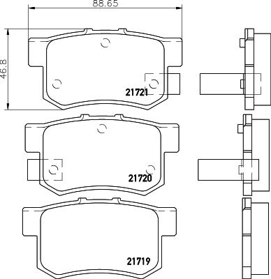 HELLA 8DB 355 016-451 Číslo výrobce: 21719. EAN: 4082300360769.