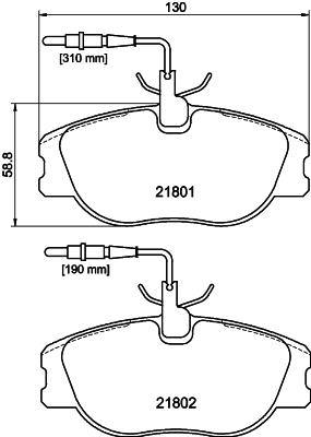 HELLA 8DB 355 018-171 Číslo výrobce: 21801. EAN: 4082300362480.