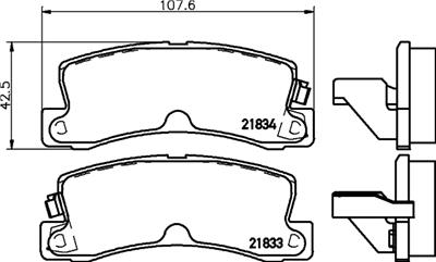 HELLA 8DB 355 006-431 Číslo výrobce: 21833. EAN: 4082300350746.