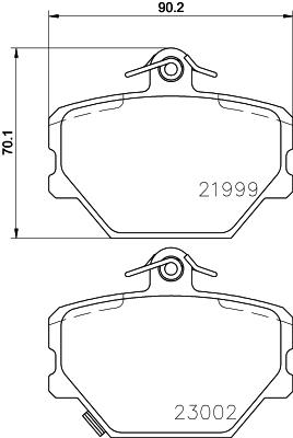 HELLA 8DB 355 008-721 Číslo výrobce: 21999. EAN: 4082300353037.