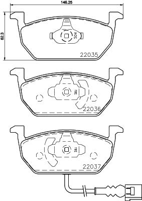 HELLA 8DB 355 021-951 Číslo výrobce: 22035. EAN: 4082300493603.