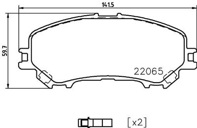 HELLA 8DB 355 021-861 Číslo výrobce: 22065. EAN: 4082300493511.