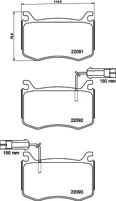 HELLA 8DB 355 039-051 Číslo výrobce: 22091. EAN: 4082300730975.