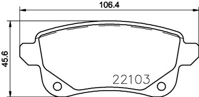 HELLA 8DB 355 023-211 Číslo výrobce: 22103. EAN: 4082300598100.