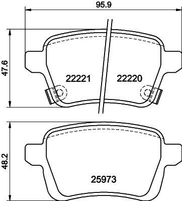 HELLA 8DB 355 024-651 Číslo výrobce: 22220. EAN: 4082300599541.