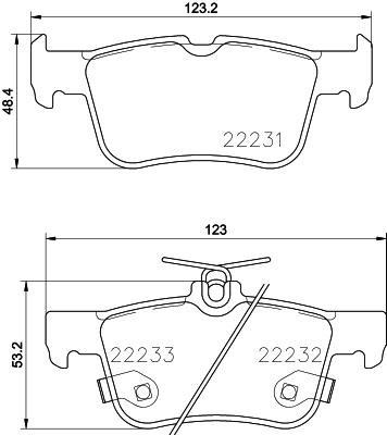 HELLA 8DB 355 023-301 Číslo výrobce: 22231. EAN: 4082300598193.