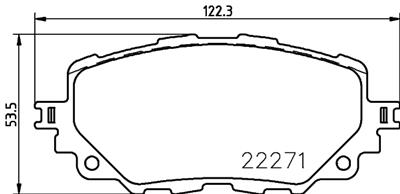 HELLA 8DB 355 024-821 Číslo výrobce: 22271. EAN: 4082300599718.