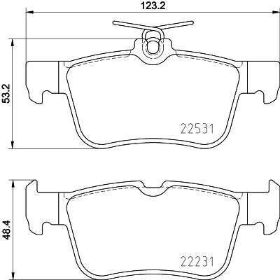 HELLA 8DB 355 025-491 Číslo výrobce: 22231. EAN: 4082300600384.