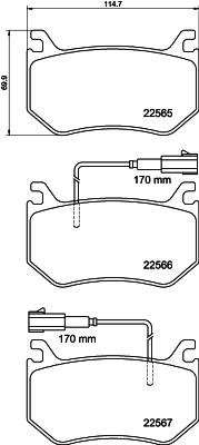HELLA 8DB 355 039-031 Číslo výrobce: 22565. EAN: 4082300730951.