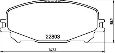 HELLA 8DB 355 039-201 Číslo výrobce: 22803. EAN: 4082300731125.
