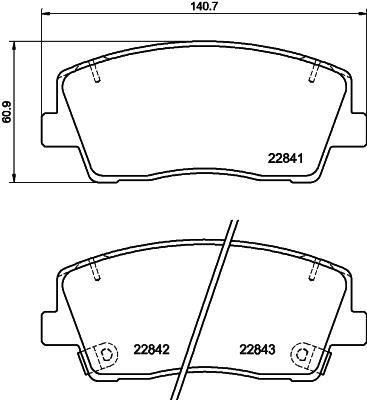 HELLA 8DB 355 039-921 Číslo výrobce: 22841. EAN: 4082300731842.