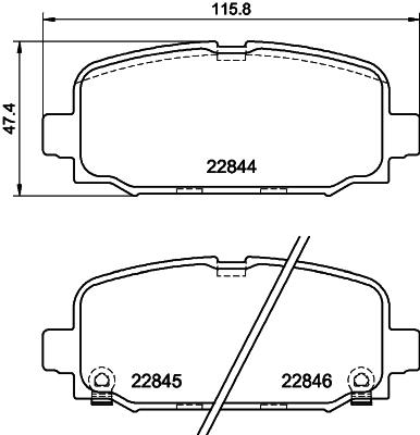 HELLA 8DB 355 039-411 Číslo výrobce: 22844. EAN: 4082300731330.