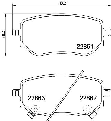 HELLA 8DB 355 037-951 Číslo výrobce: 22861. EAN: 4082300729870.