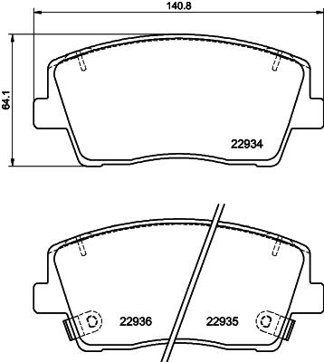 HELLA 8DB 355 040-111 Číslo výrobce: 22934. EAN: 4082300732030.