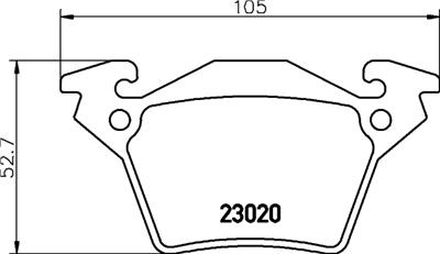 HELLA 8DB 355 008-641 Číslo výrobce: 23020. EAN: 4082300352955.
