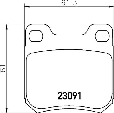HELLA 8DB 355 009-041 Číslo výrobce: 23091. EAN: 4082300353358.