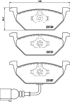 HELLA 8DB 355 008-551 Číslo výrobce: T1163. EAN: 4082300352863.