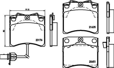 HELLA 8DB 355 018-521 Číslo výrobce: 20651. EAN: 4082300362831.