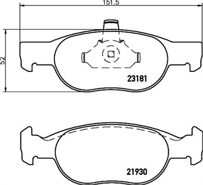 HELLA 8DB 355 008-431 Číslo výrobce: 21930. EAN: 4082300352740.