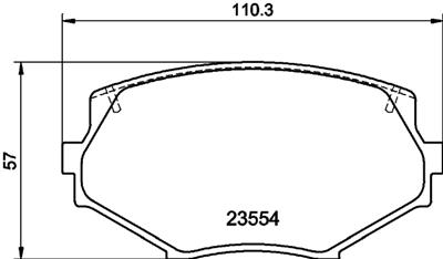 HELLA 8DB 355 016-861 Číslo výrobce: 23354. EAN: 4082300361179.