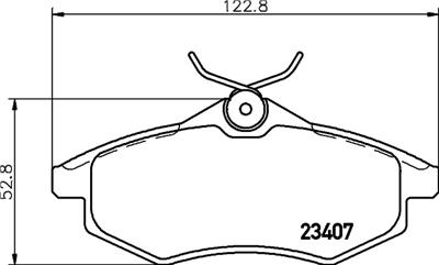 HELLA 8DB 355 010-161 Číslo výrobce: 23407. EAN: 4082300354478.