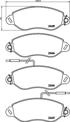 HELLA 8DB 355 010-531 Číslo výrobce: 23434. EAN: 4082300354843.