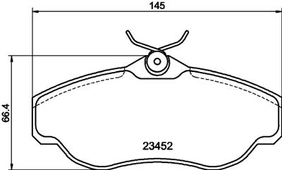 HELLA 8DB 355 009-531 Číslo výrobce: 23452. EAN: 4082300353846.
