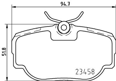 HELLA 8DB 355 009-541 Číslo výrobce: 23458. EAN: 4082300353853.