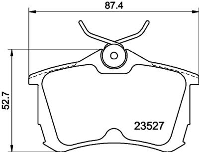 HELLA 8DB 355 009-511 Číslo výrobce: 23527. EAN: 4082300353822.