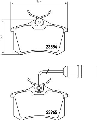 HELLA 8DB 355 018-601 Číslo výrobce: 20961. EAN: 4082300362916.