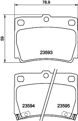 HELLA 8DB 355 009-501 Číslo výrobce: 23593. EAN: 4082300353815.