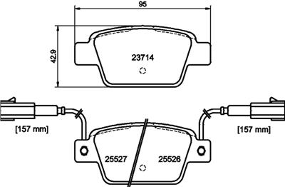 HELLA 8DB 355 020-181 Číslo výrobce: 23714. EAN: 4082300502961.