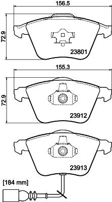 HELLA 8DB 355 010-351 Číslo výrobce: 23801. EAN: 4082300354669.