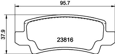HELLA 8DB 355 010-841 Číslo výrobce: 23816. EAN: 4082300355154.