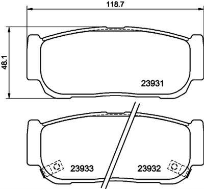 HELLA 8DB 355 020-221 Číslo výrobce: 23931. EAN: 4082300491876.