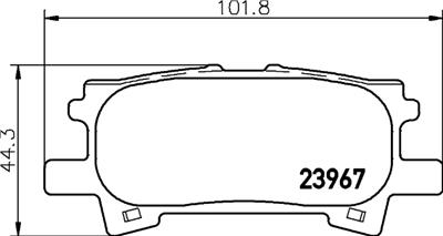 HELLA 8DB 355 010-621 Číslo výrobce: 23967. EAN: 4082300354935.