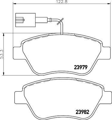 HELLA 8DB 355 015-491 Číslo výrobce: 23979. EAN: 4082300359800.