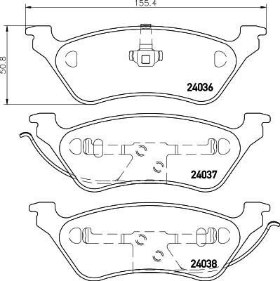 HELLA 8DB 355 011-061 Číslo výrobce: 24036. EAN: 4082300355376.