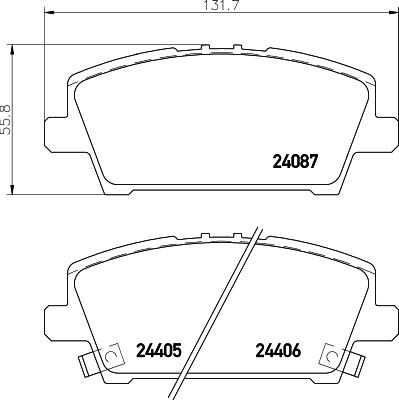 HELLA 8DB 355 006-911 Číslo výrobce: 24087. EAN: 4082300351224.