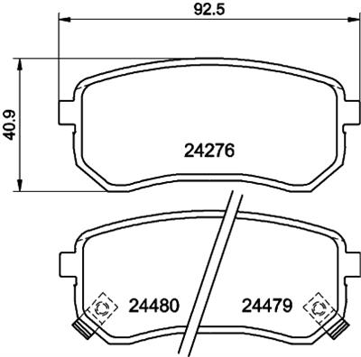 HELLA 8DB 355 006-581 Číslo výrobce: 24276. EAN: 4082300350890.