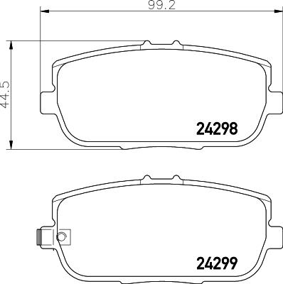 HELLA 8DB 355 006-781 Číslo výrobce: 24298. EAN: 4082300351095.