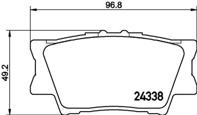 HELLA 8DB 355 006-881 Číslo výrobce: 24338. EAN: 4082300351194.