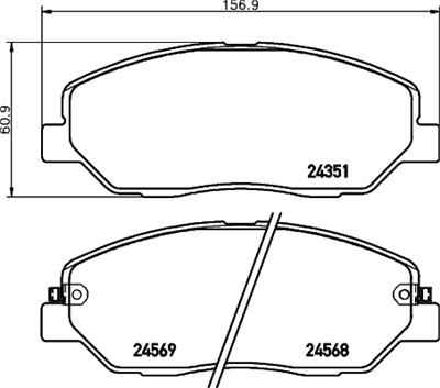 HELLA 8DB 355 012-371 Číslo výrobce: 24351. EAN: 4082300356687.