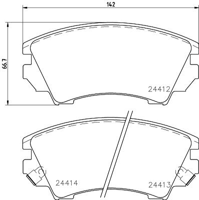 HELLA 8DB 355 013-041 Číslo výrobce: 24412. EAN: 4082300357356.