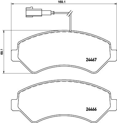 HELLA 8DB 355 019-901 Číslo výrobce: 24466. EAN: 4082300403718.